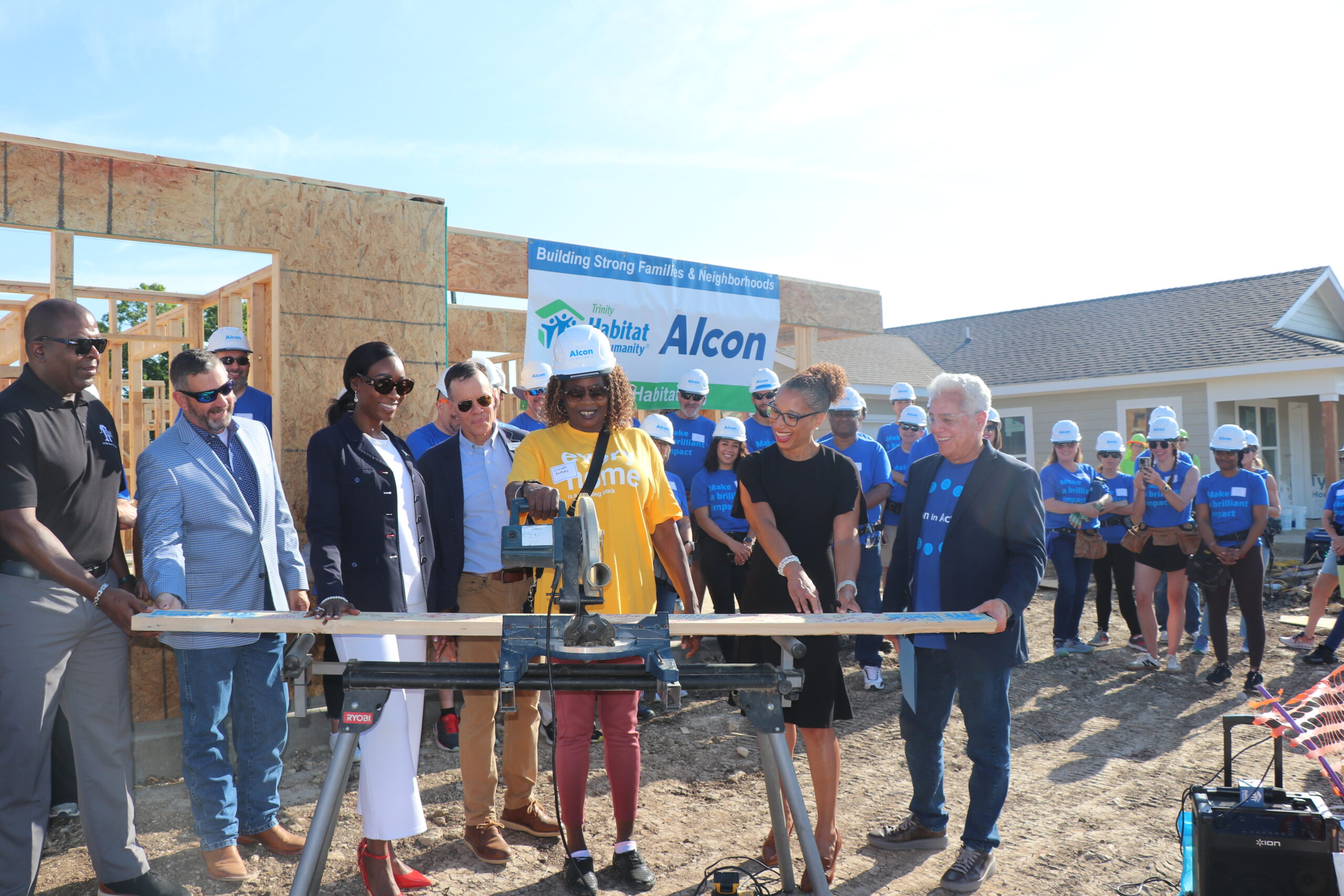 Decades of Impact: Trinity Habitat for Humanity and Alcon Build Stronger Communities Together