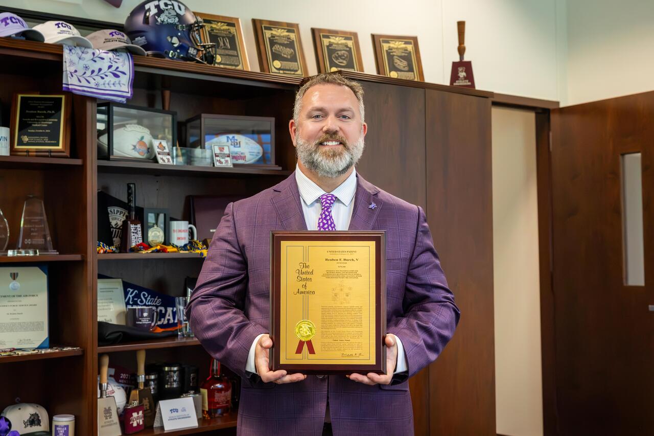 TCU Vice Provost for Research Reuben Burch Earns 50th Patent, Achieves ‘Prolific Inventor’ Status