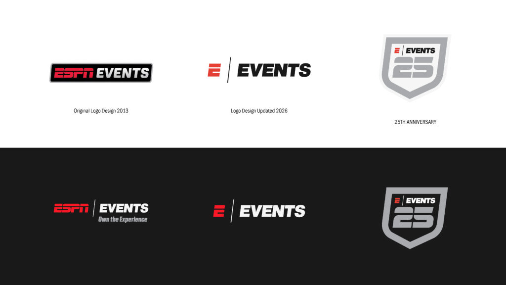 ESPN Events Kicks Off 25th Anniversary Celebration with NewBrand Identity with help from Fort Worth Firm