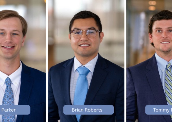 Ben Parker, Tommy Redell and Brian Roberts have joined Cantey Hanger